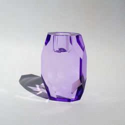 Gem Crystal Candleholder - Violet