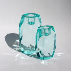 Gem Crystal Candleholder - Mint