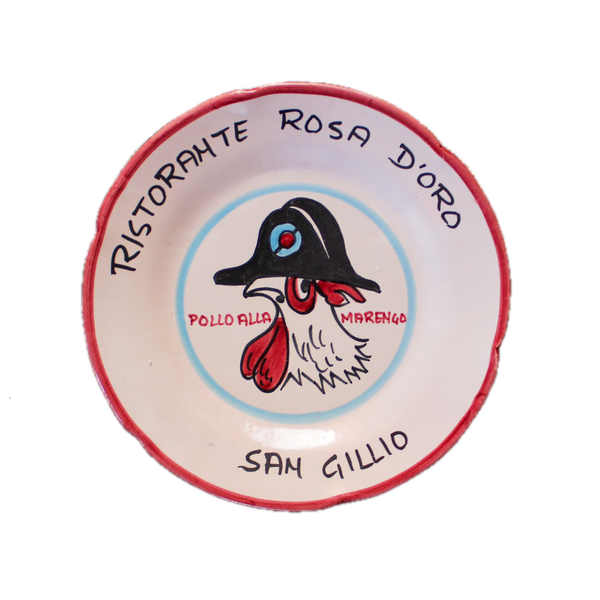 Buon Ricordo Plate - Rosa D'Oro