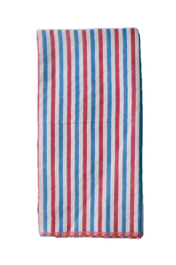 Primary Color Striped Napkins - Set of 4