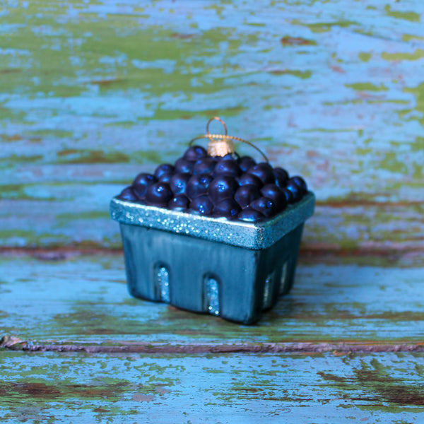 Farmstand Blueberries Ornament