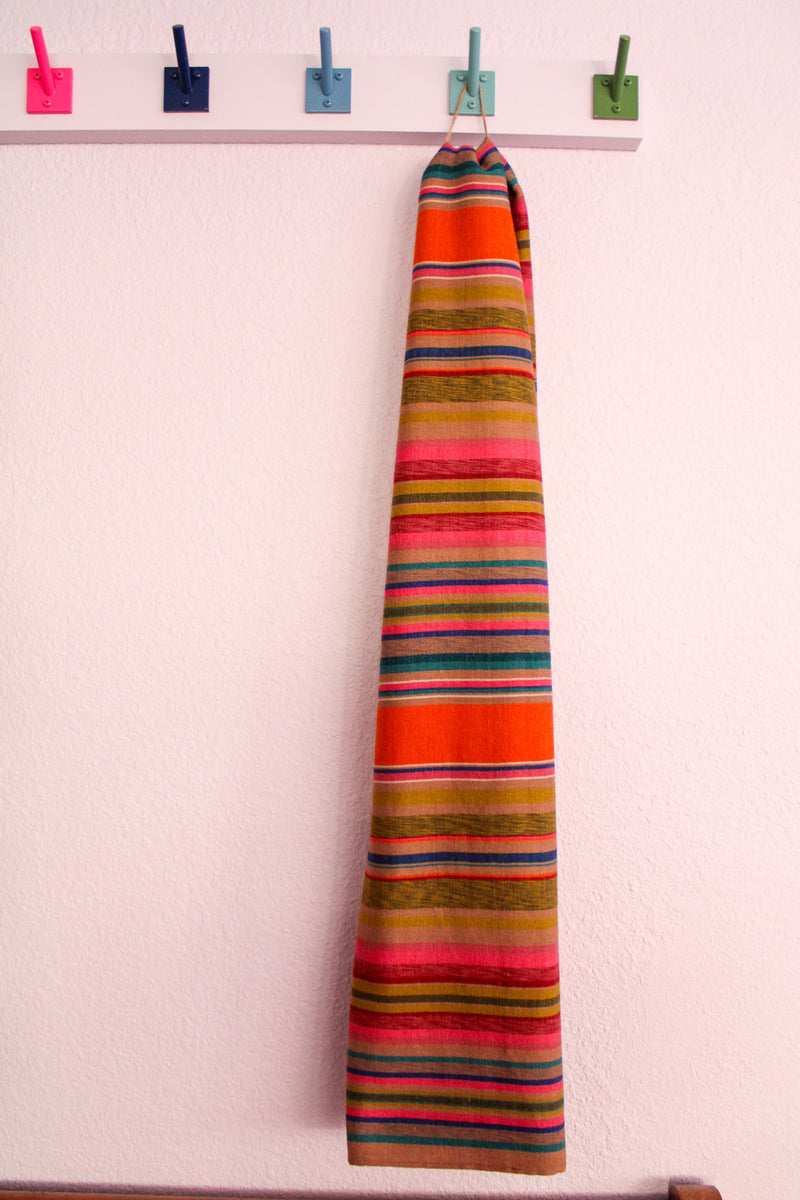 Desert Shawl - Orange Stripe