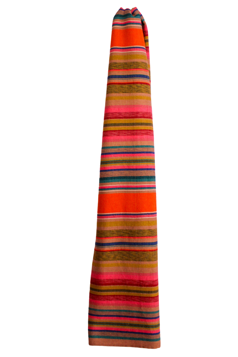 Desert Shawl - Orange Stripe