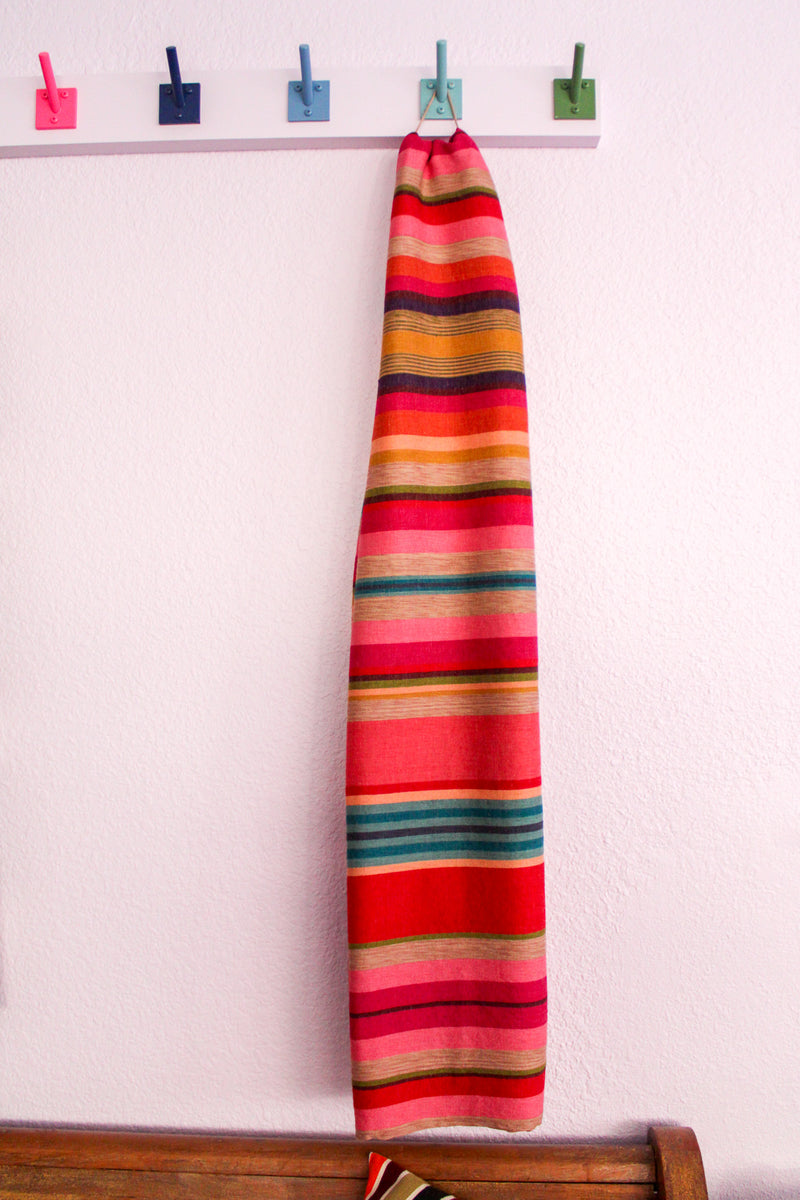 Desert Shawl - Red Stripe