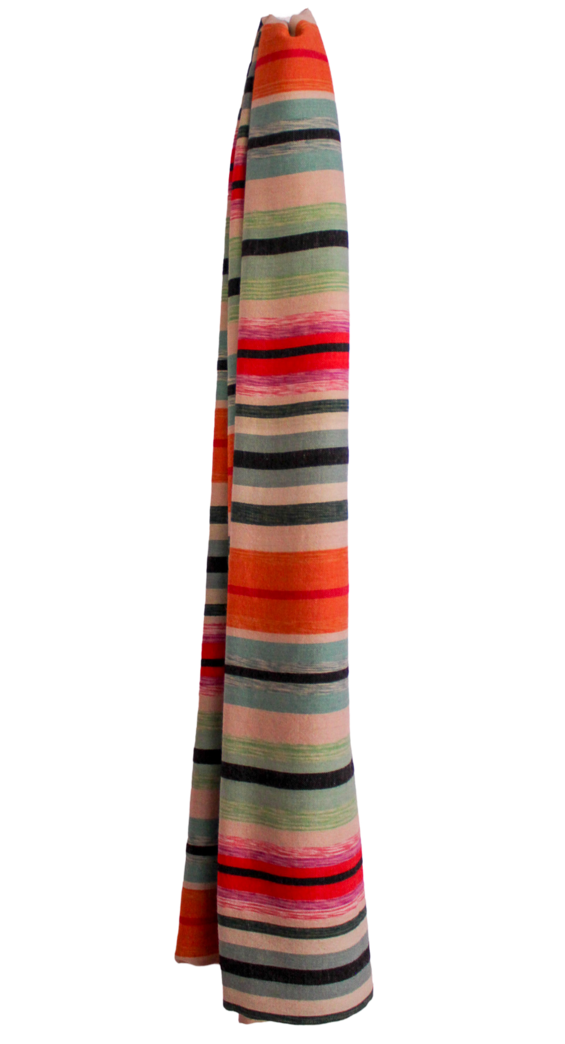 Desert Shawl - Mint Stripe