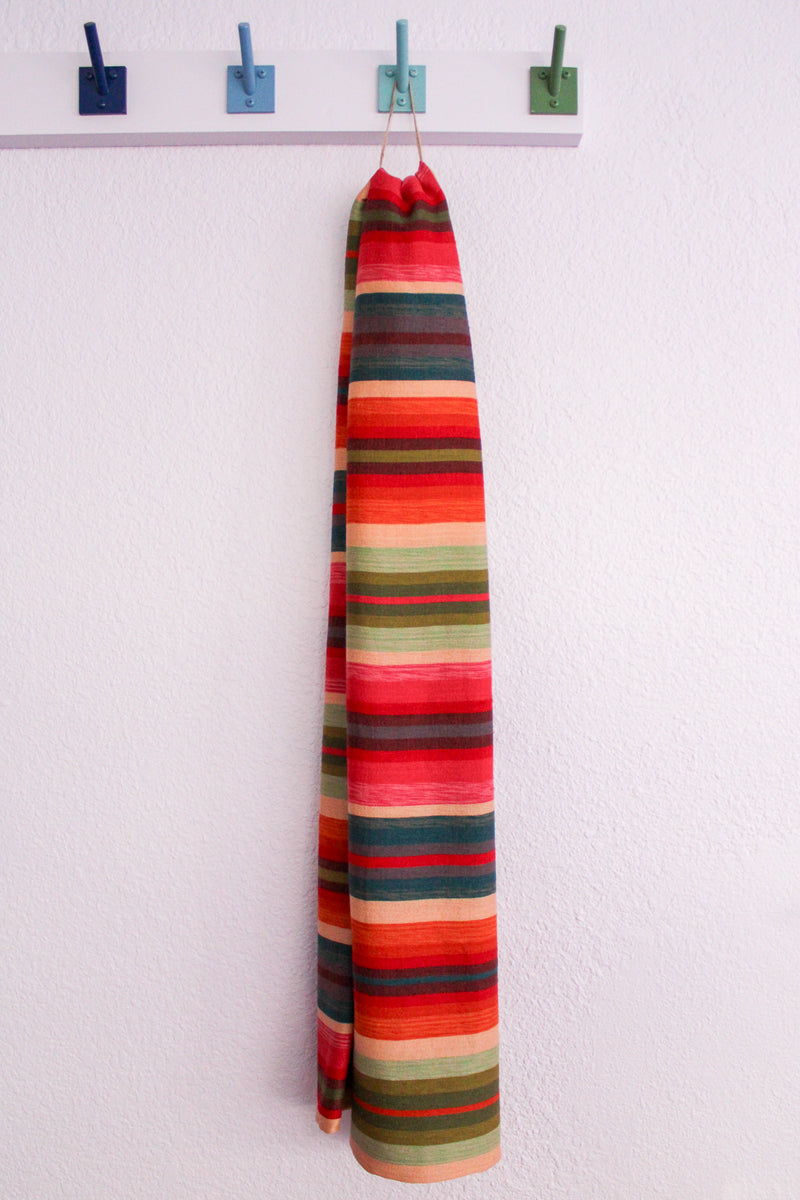 Desert Shawl - Green Stripe