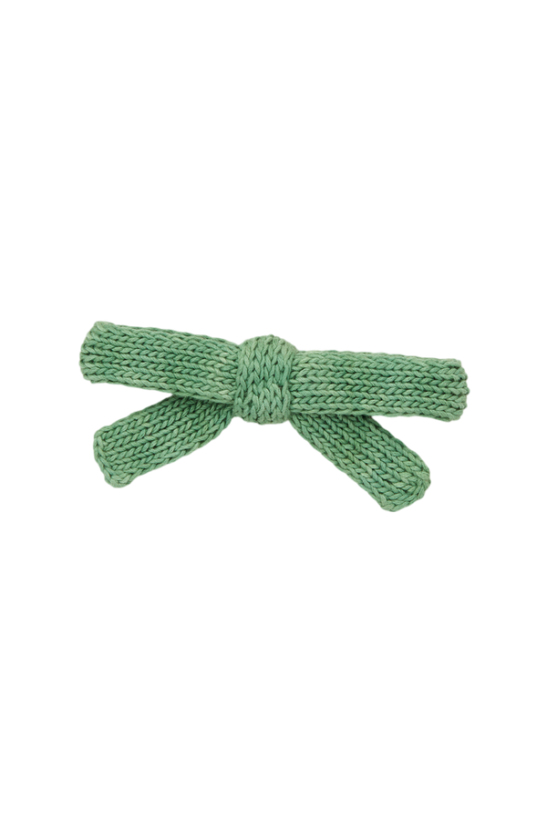 Jumbo Goldie Bow - Jadeite