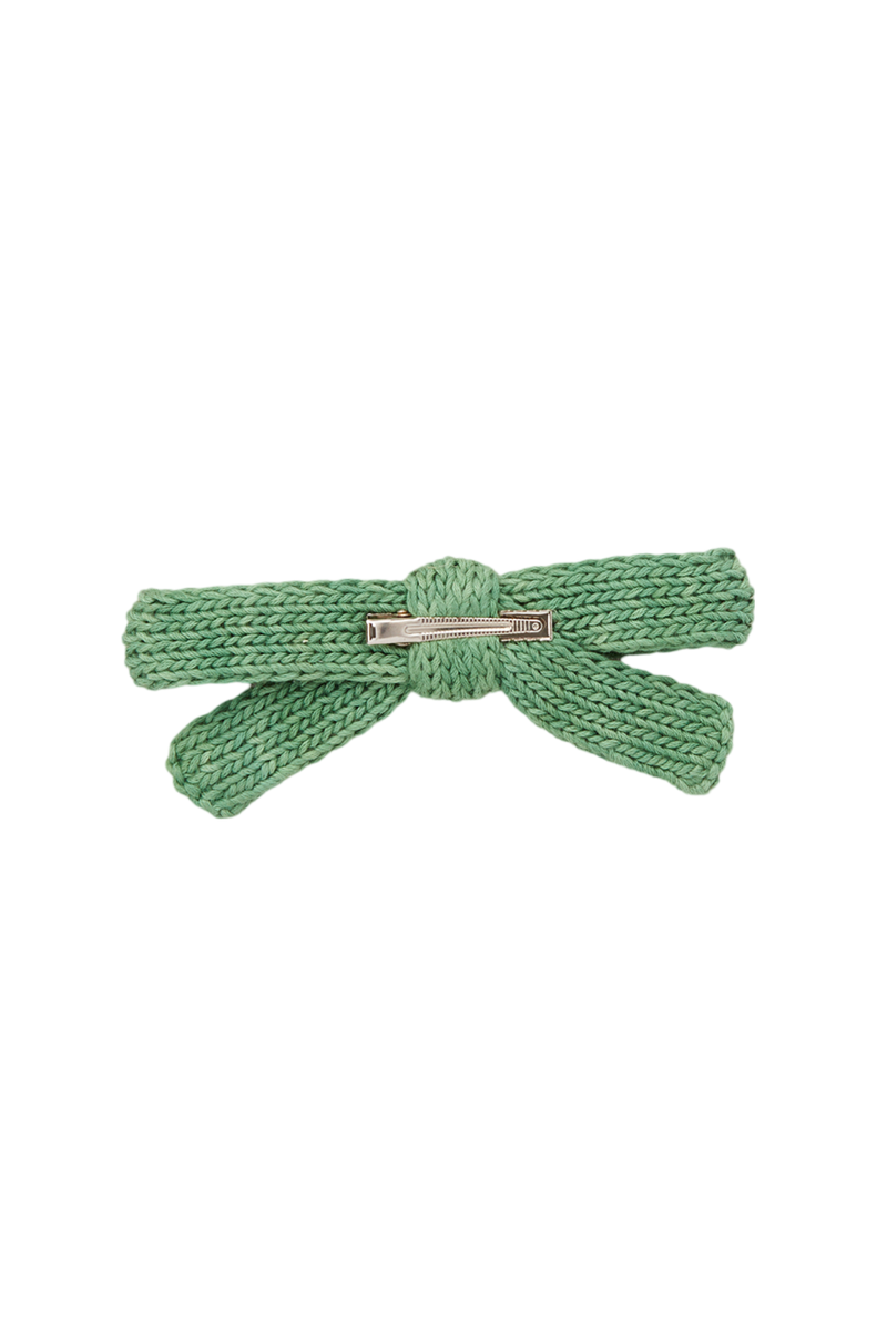 Jumbo Goldie Bow - Jadeite