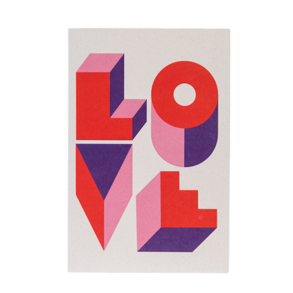 Love Card - Red/Violet