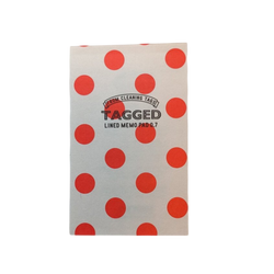 Lined Small Waterproof Memo Pad - Polka Dot