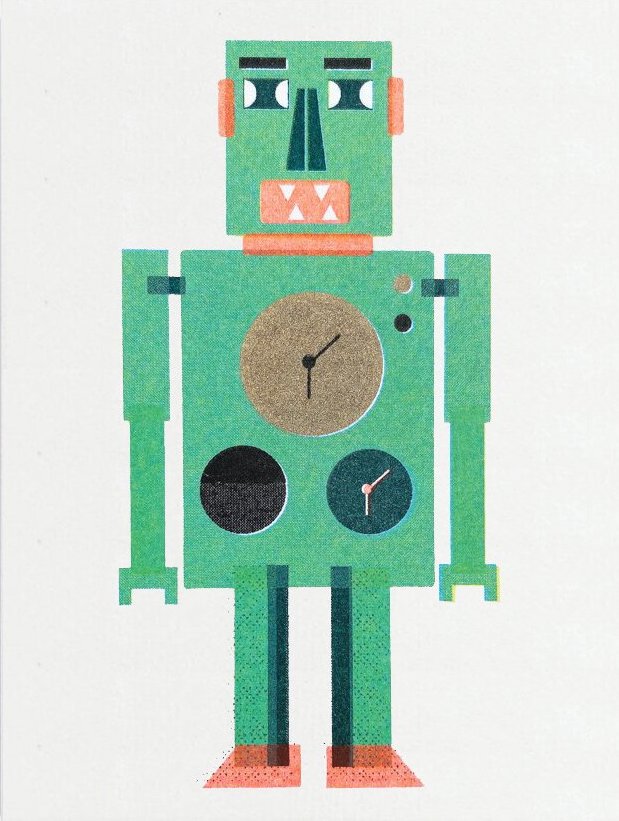 Robot Mini Card