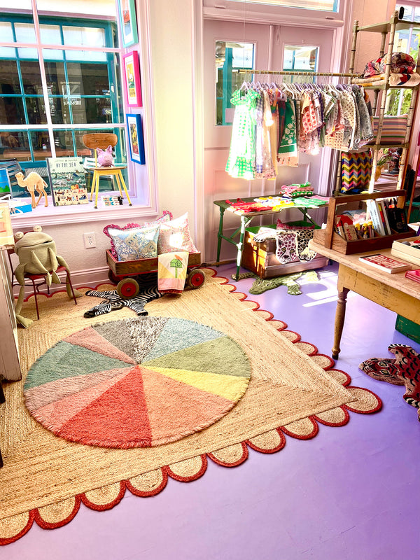 Pie Chart Wool Rug