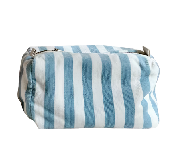 Cosmetic Bag - Terrycloth Stripes