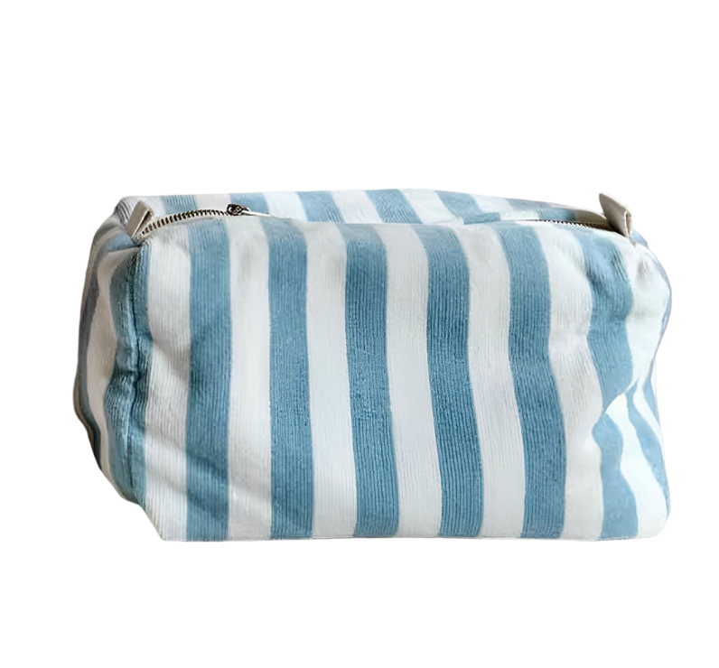 Cosmetic Bag - Terrycloth Stripes