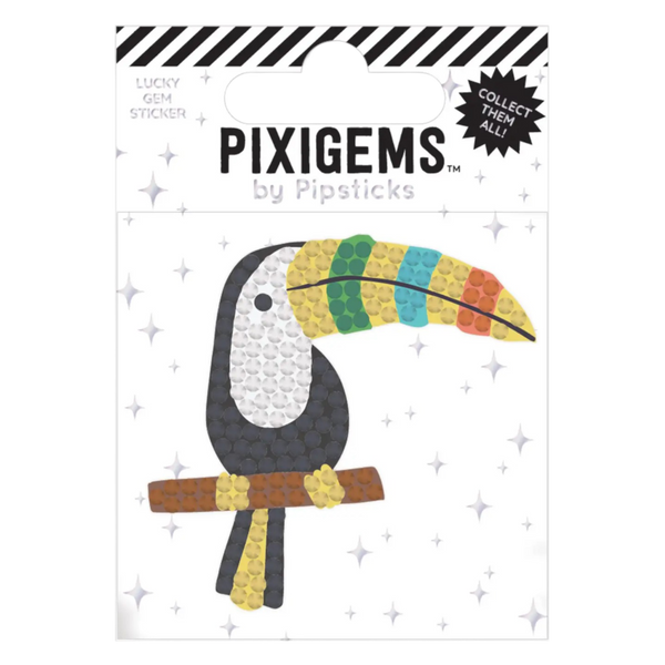 Tex Toucan Pixigem Sticker