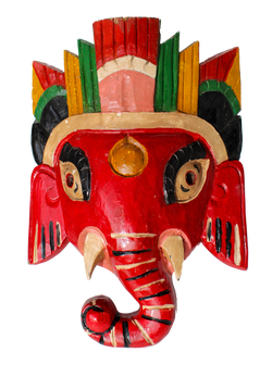 Wooden Ganesh Mask