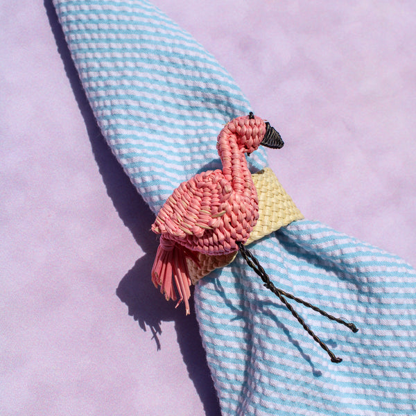 Flamingo sale napkin rings