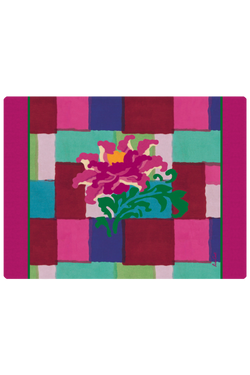 Rectangular Geesband Placemat - Fuchsia