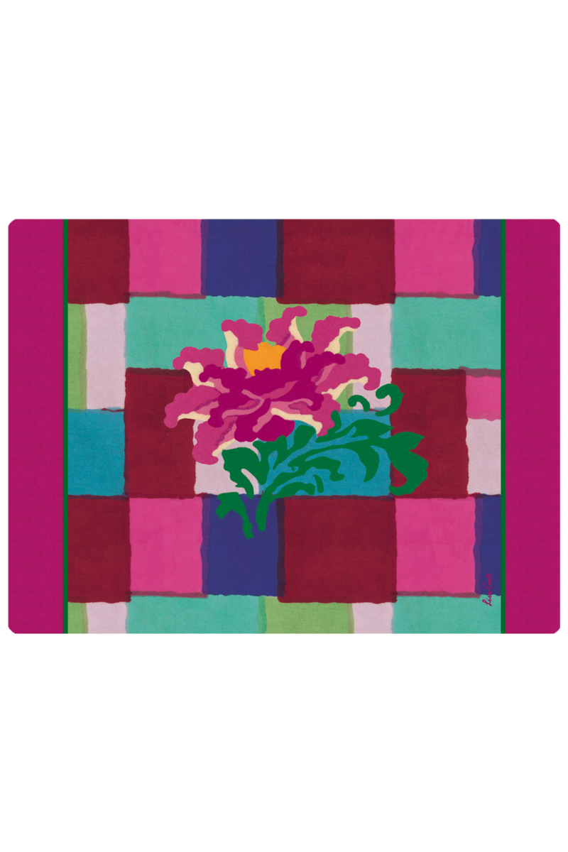 Rectangular Geesband Placemat - Fuchsia