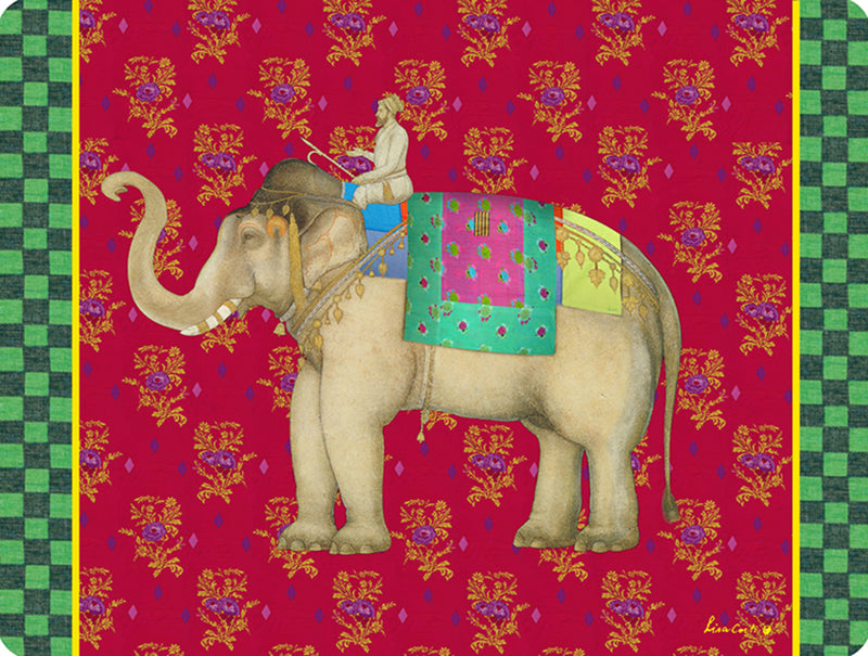 Rectangular Elephant Placemat - Rany