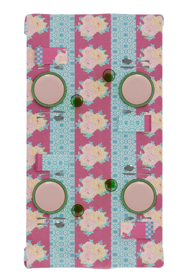 Cotton Tablecloth - Corolla Frida Magenta