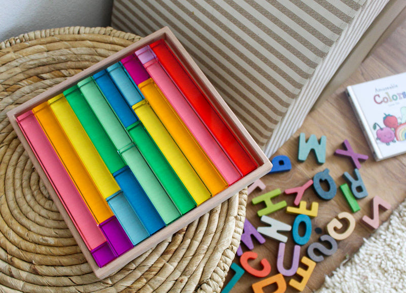 Rainbow Acrylic Blocks Set