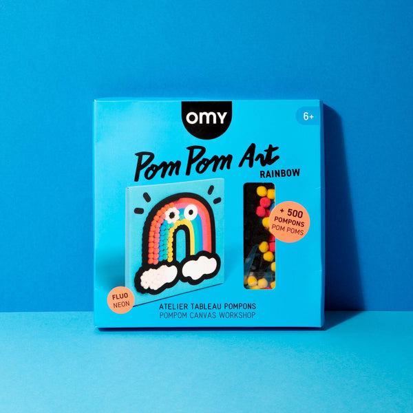 Rainbow Pom Pom Art Kit