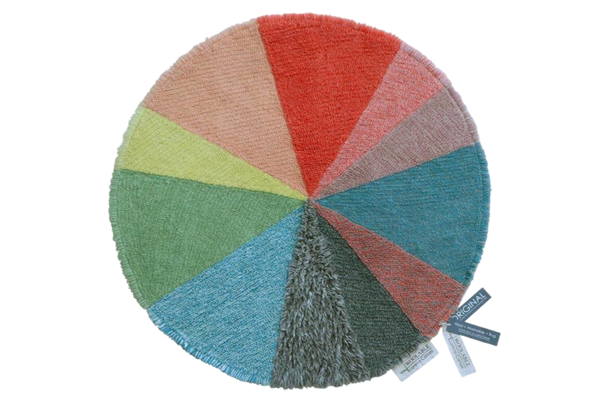 Pie Chart Wool Rug