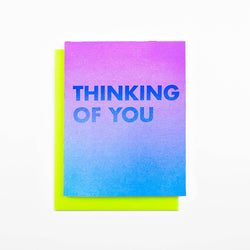 Thinking of You Risograph Card