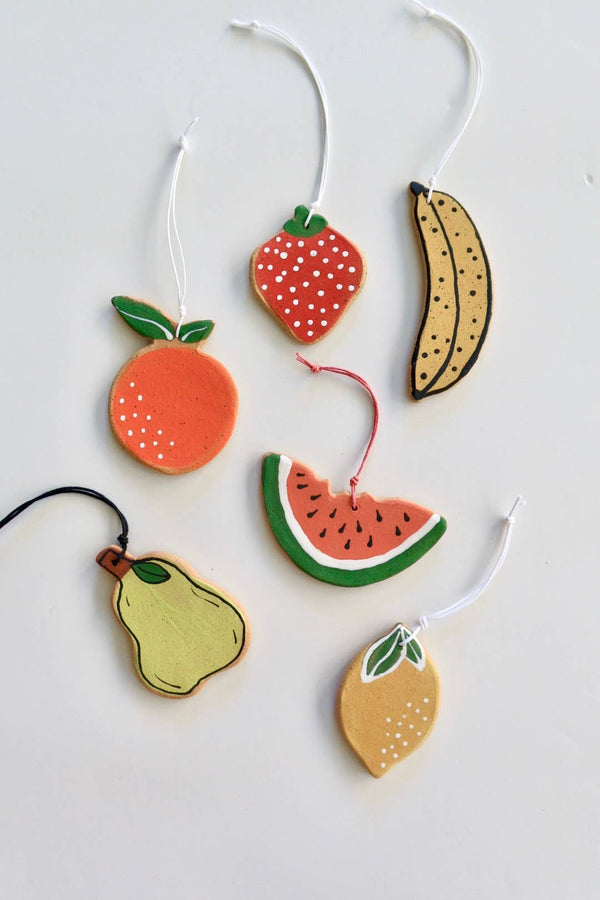 Ceramic Watermelon Ornament 