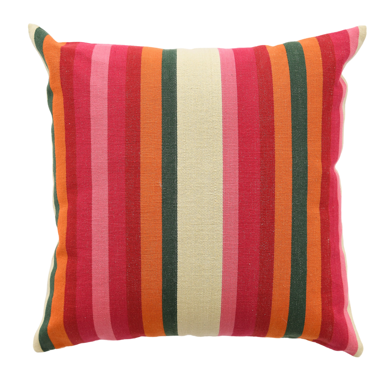 Olive & Rosa Stripe Pillow