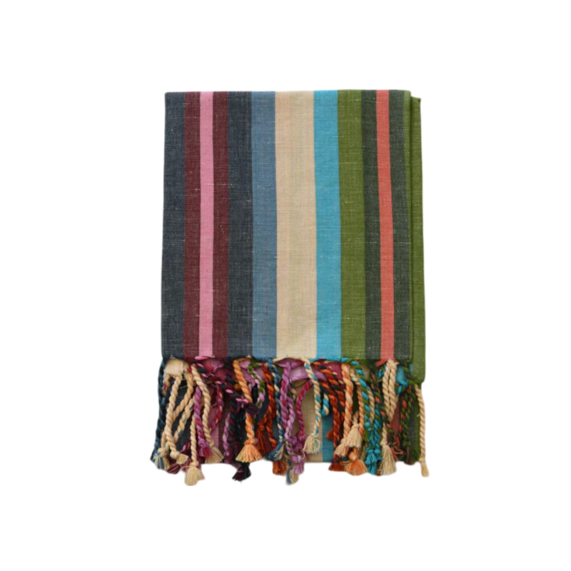 Mini Rainbow Stripe Kitchen Towel