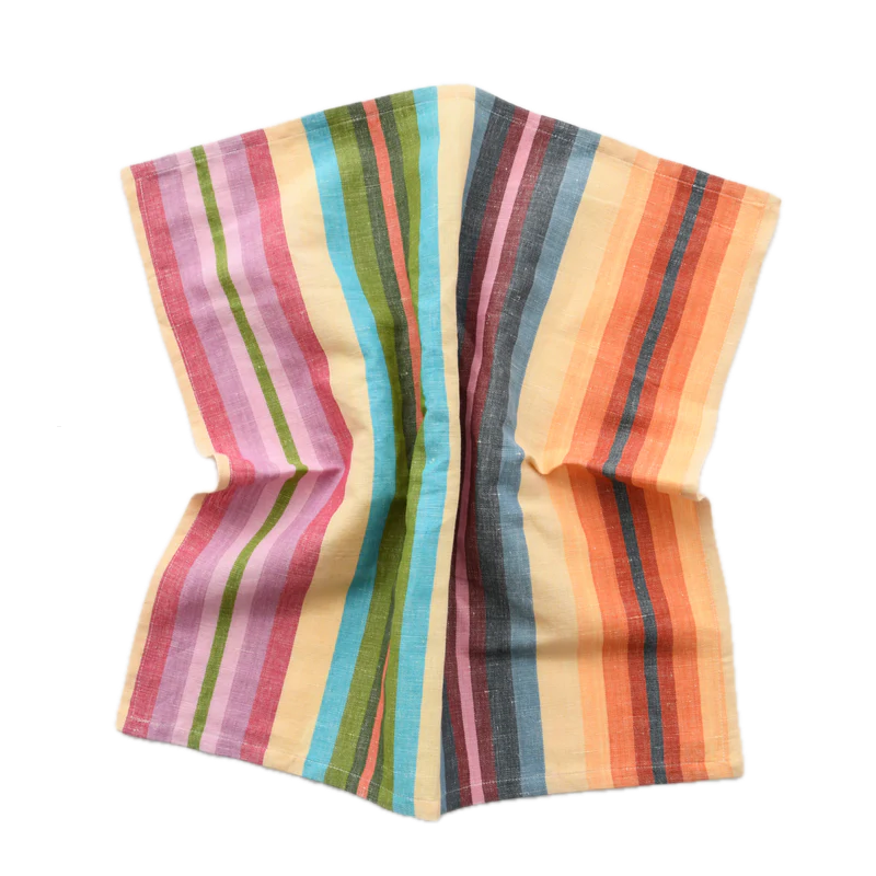 Mini Rainbow Stripe Napkins - Set of 4