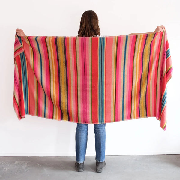 Desert Shawl - Red Stripe