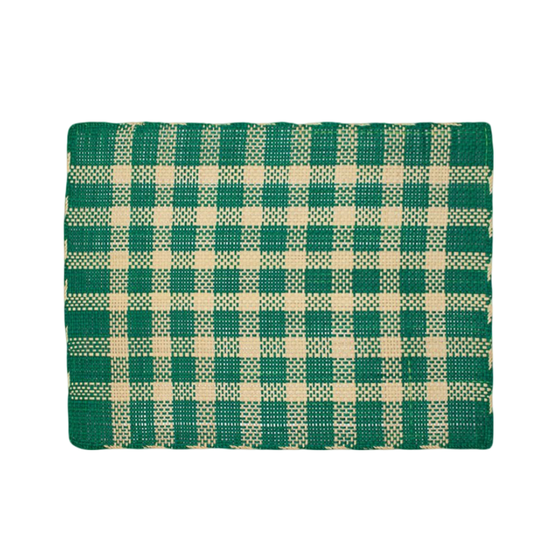 Woven Placemat - Greens