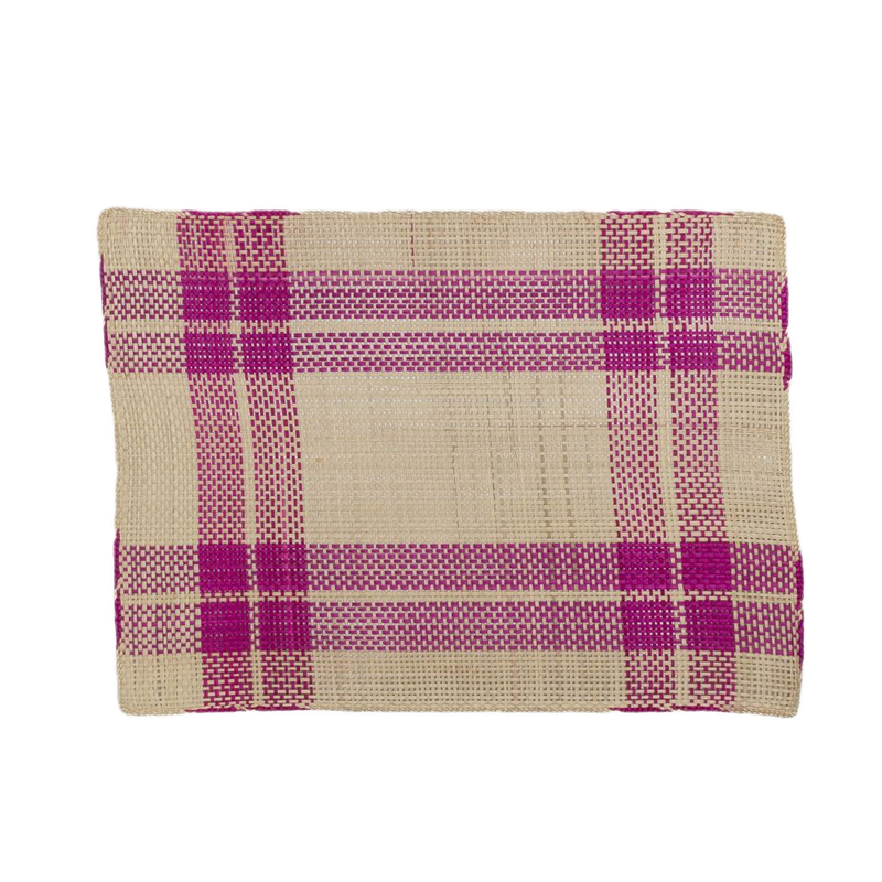 Woven Placemat - Pinks