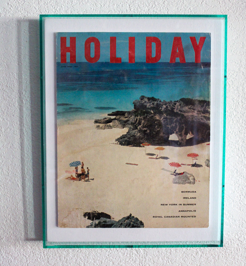 Framed Holiday Magazine Cover - June 1958, "Bermuda"